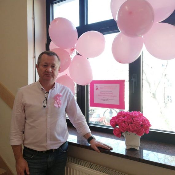 Różowy Październik c.d. – mgr Piotr Żerebiec- współpraca ze Stowarzyszeniem Kobiet po leczeniu raka piersi „Amazonki”